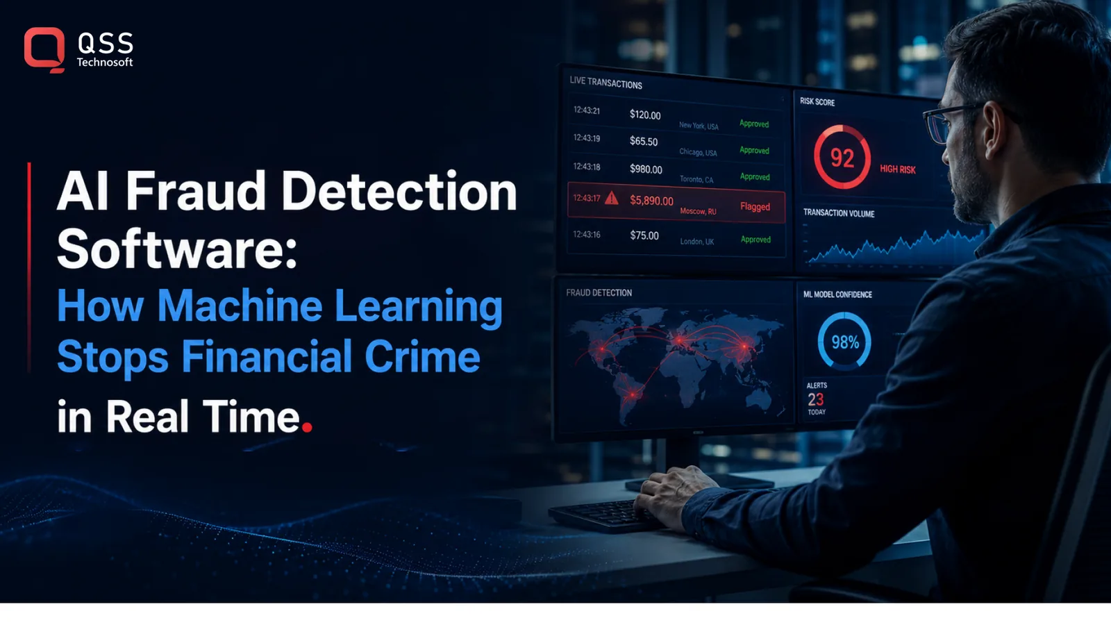 AI Fraud Detection Software: How Machine Learning Stops Financial Crime in Real Time — QSS Technosoft