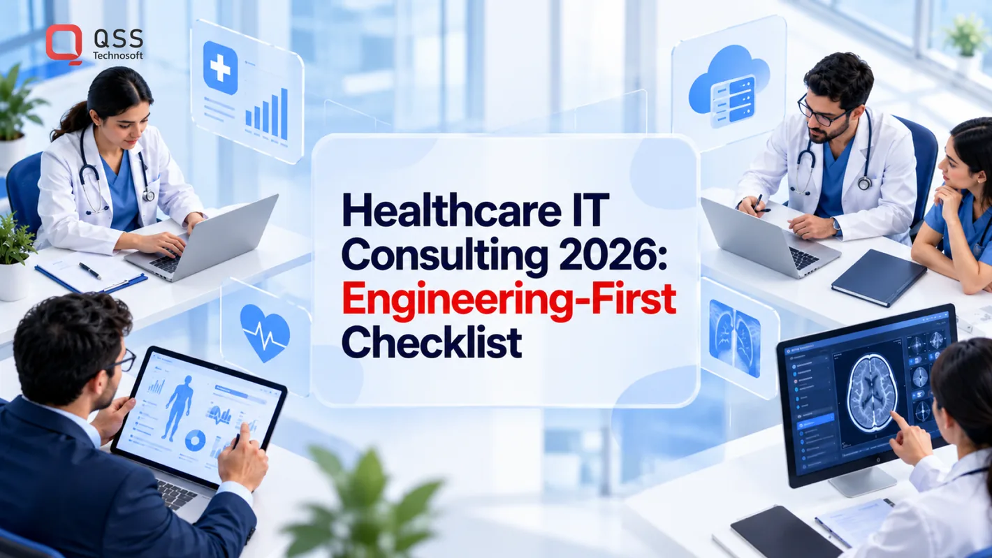 Healthcare IT consulting in 2026 — engineering-first checklist for health-tech leaders covering USCDI v3, FHIR integration, EHR interoperability, and compliant AI