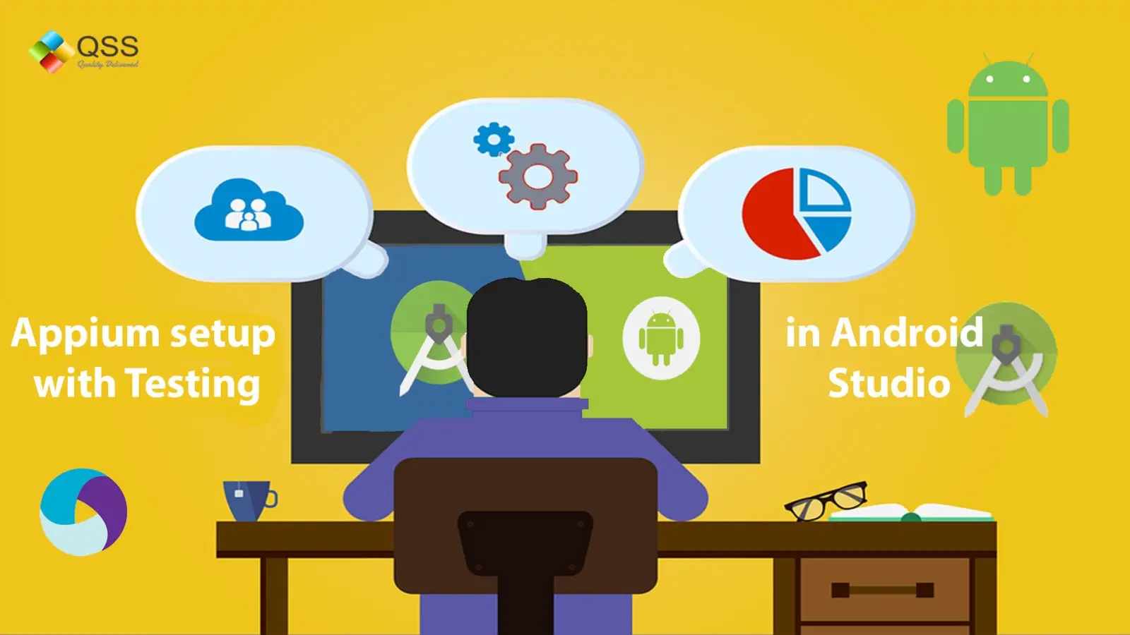 How to do Appium Setup with Testing in Android Studio?