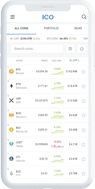 Online ICO Marketplace