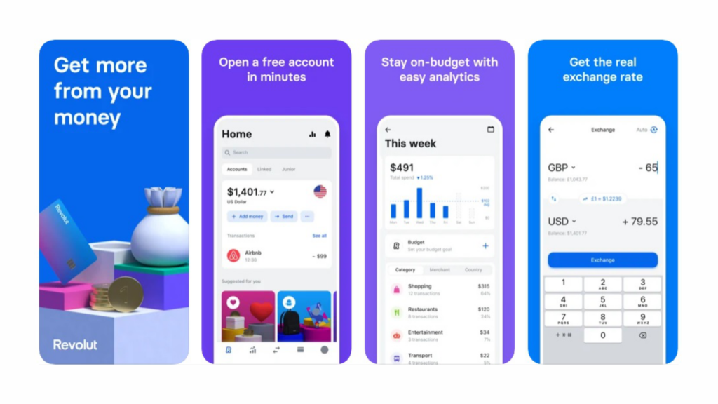 Mobile banking app