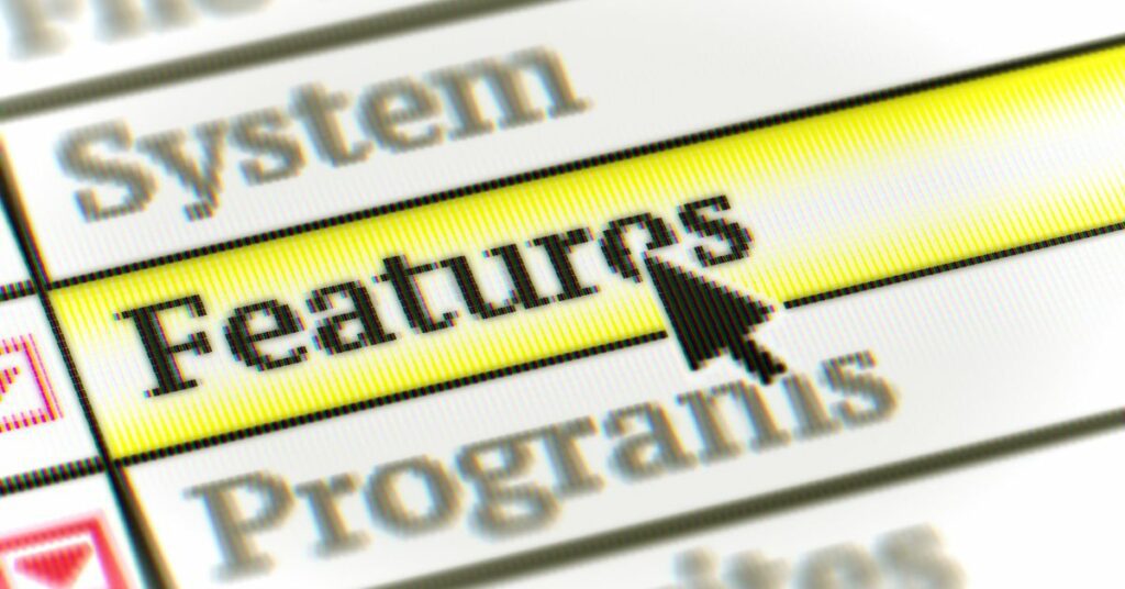 features of a financial