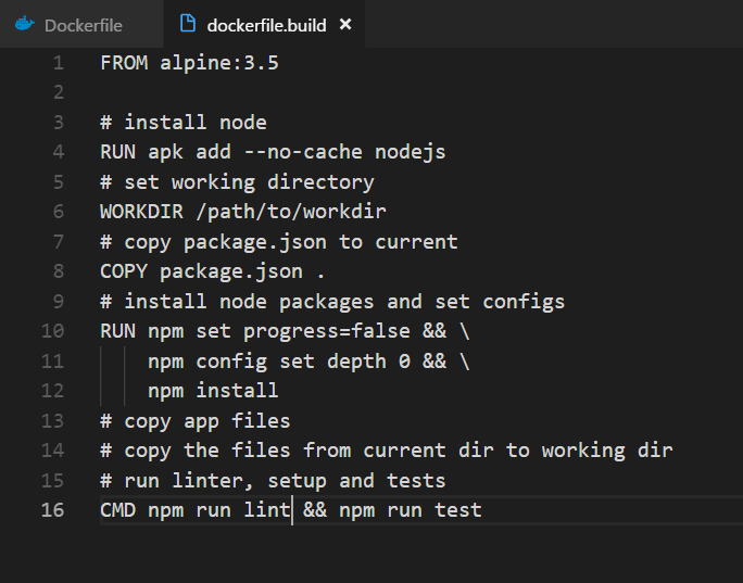 Docker Build Container Patterns