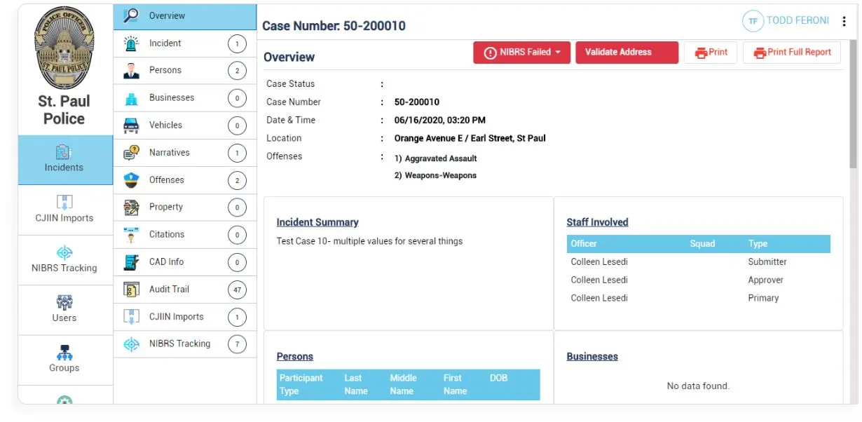 NIBRS icrime Fighter App NIBRS icrime Fighter App