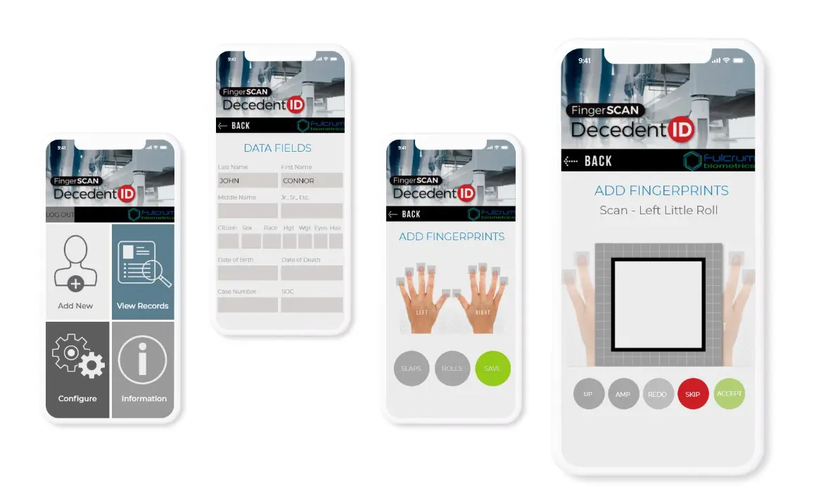 FingerSCAN DecedentID FingerSCAN DecedentID