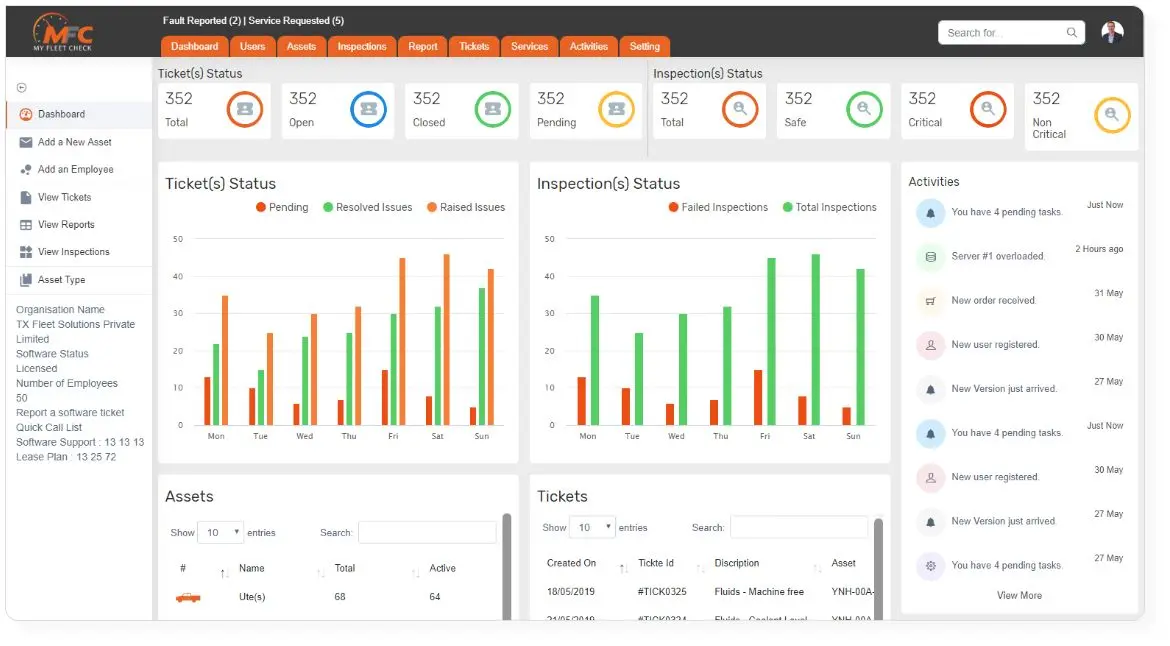 My Fleet Health App My Fleet Health App