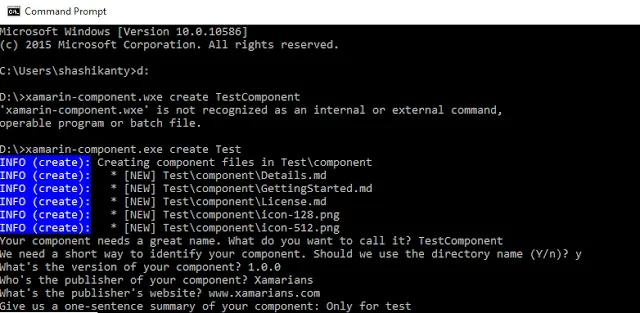 Component.yaml file
