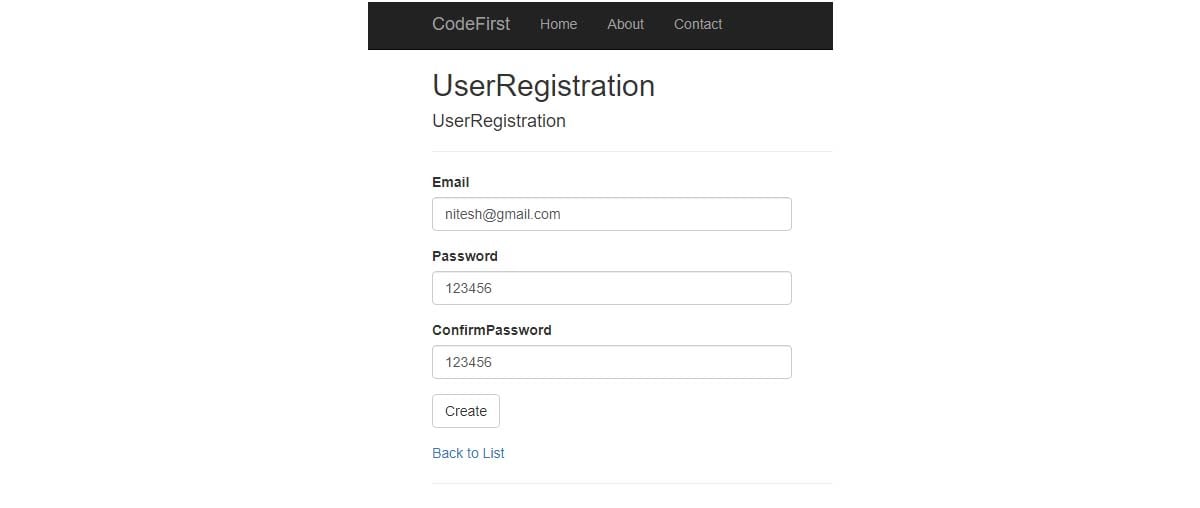 User Registration