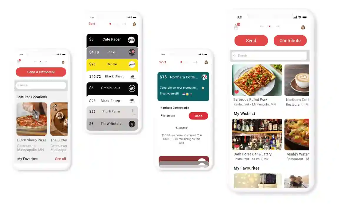 Giftbomb- Digital gift card App Giftbomb- Digital gift card App