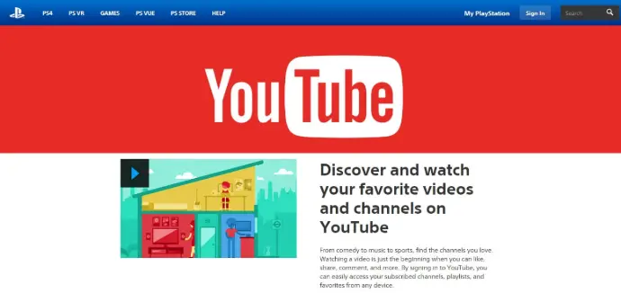 YouTube for PS3