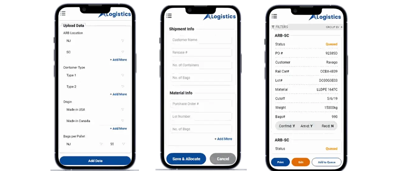 Inventory Management and Logistics App