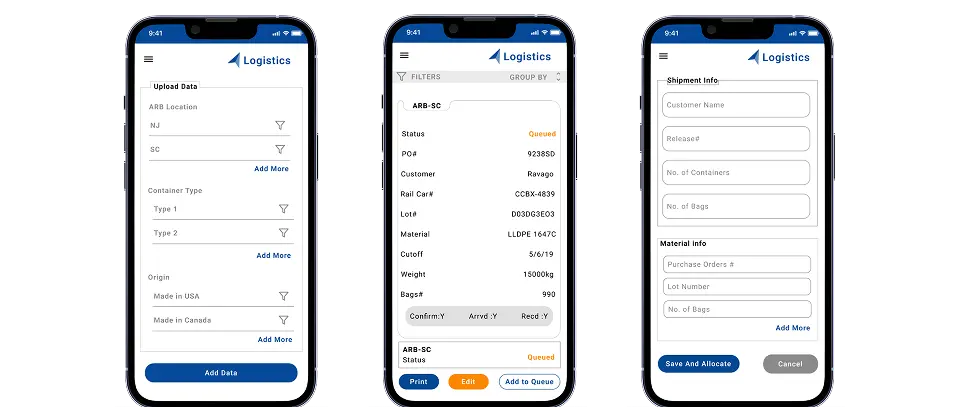 Inventory Management and Logistics App