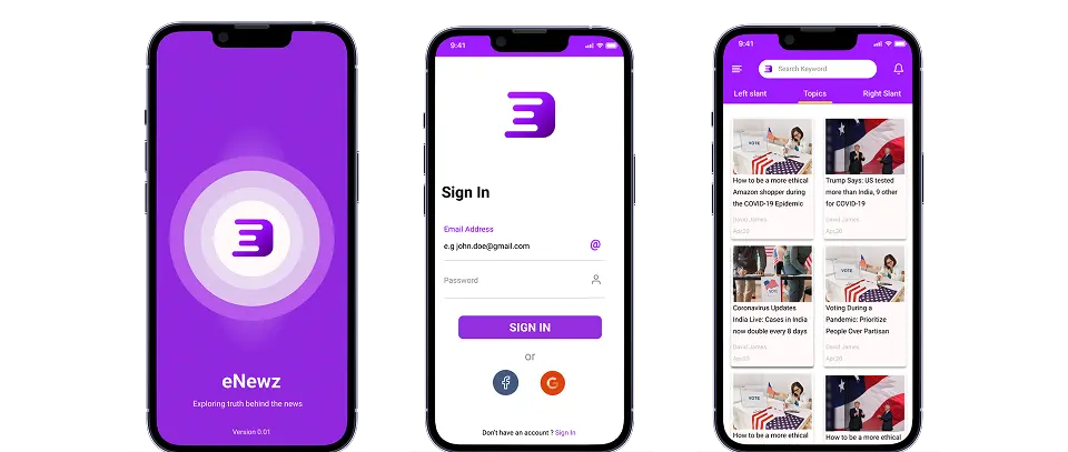 Online News App ​