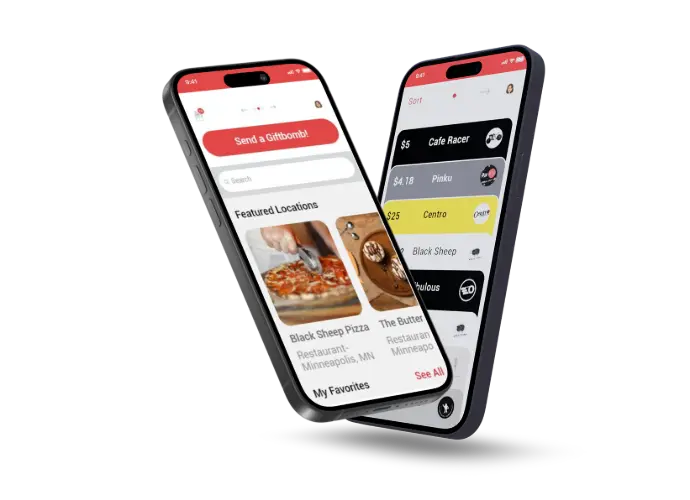 Giftbomb- Digital gift card App Giftbomb- Digital gift card App