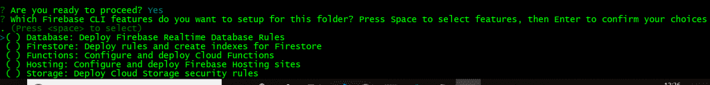 Firebase Init