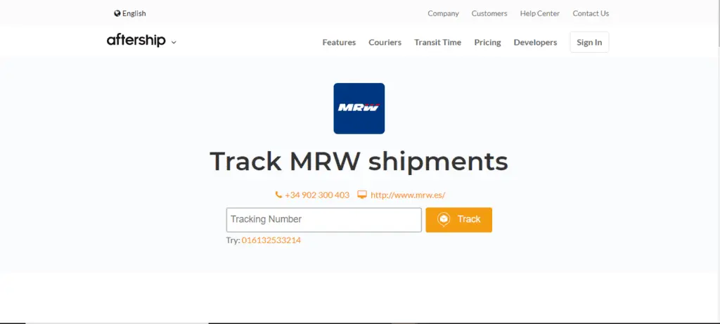 MRW Courier App
