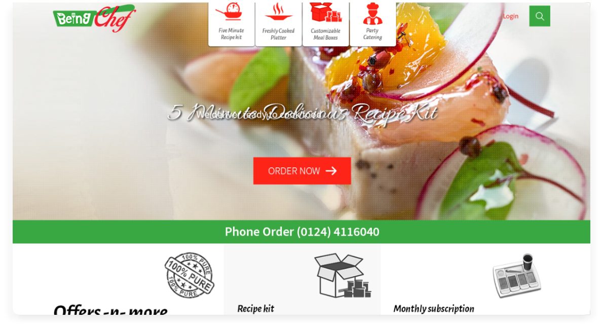 Complete Cooking Solutions with Being Chef App
