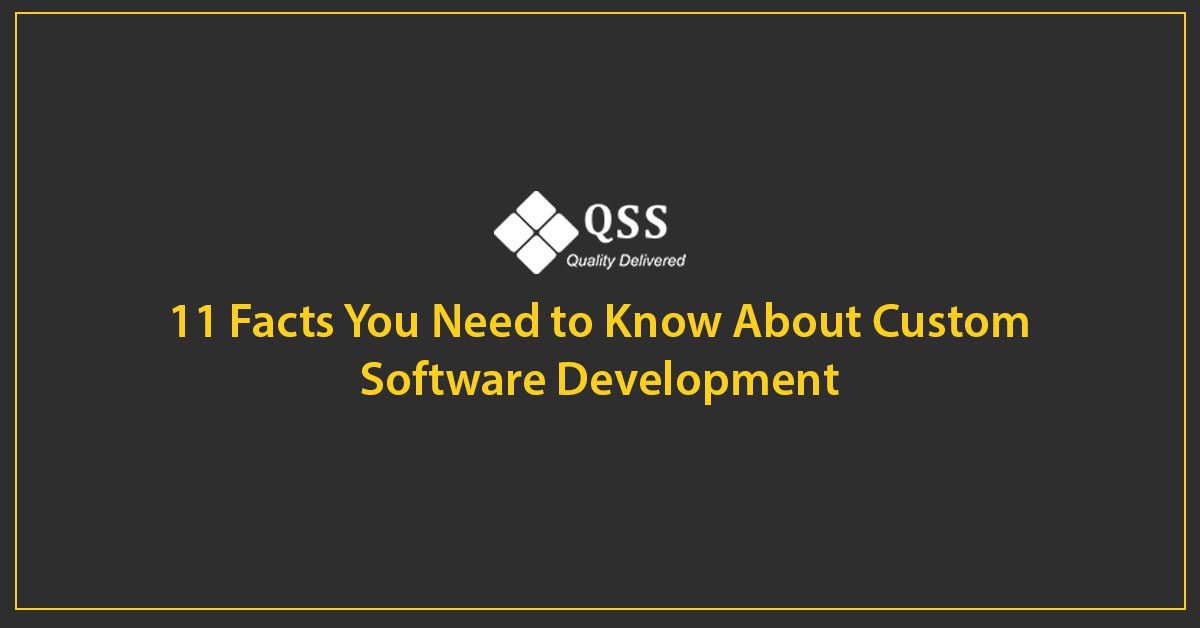 11 facts you need to know about Custom software development