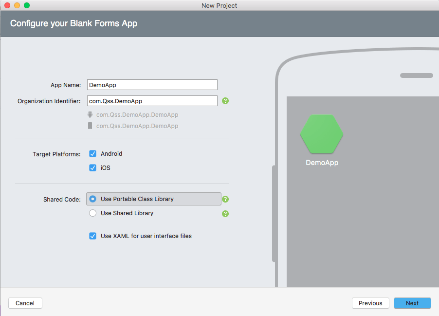 How to Create your first app in Xamarin.Forms?